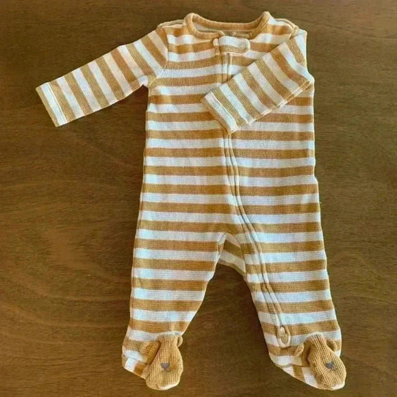 3 MONTHS ~ Carter's Baby Fleece Footed Sleeper Pajamas PJs LOT Of 3 - Picture 8 of 16